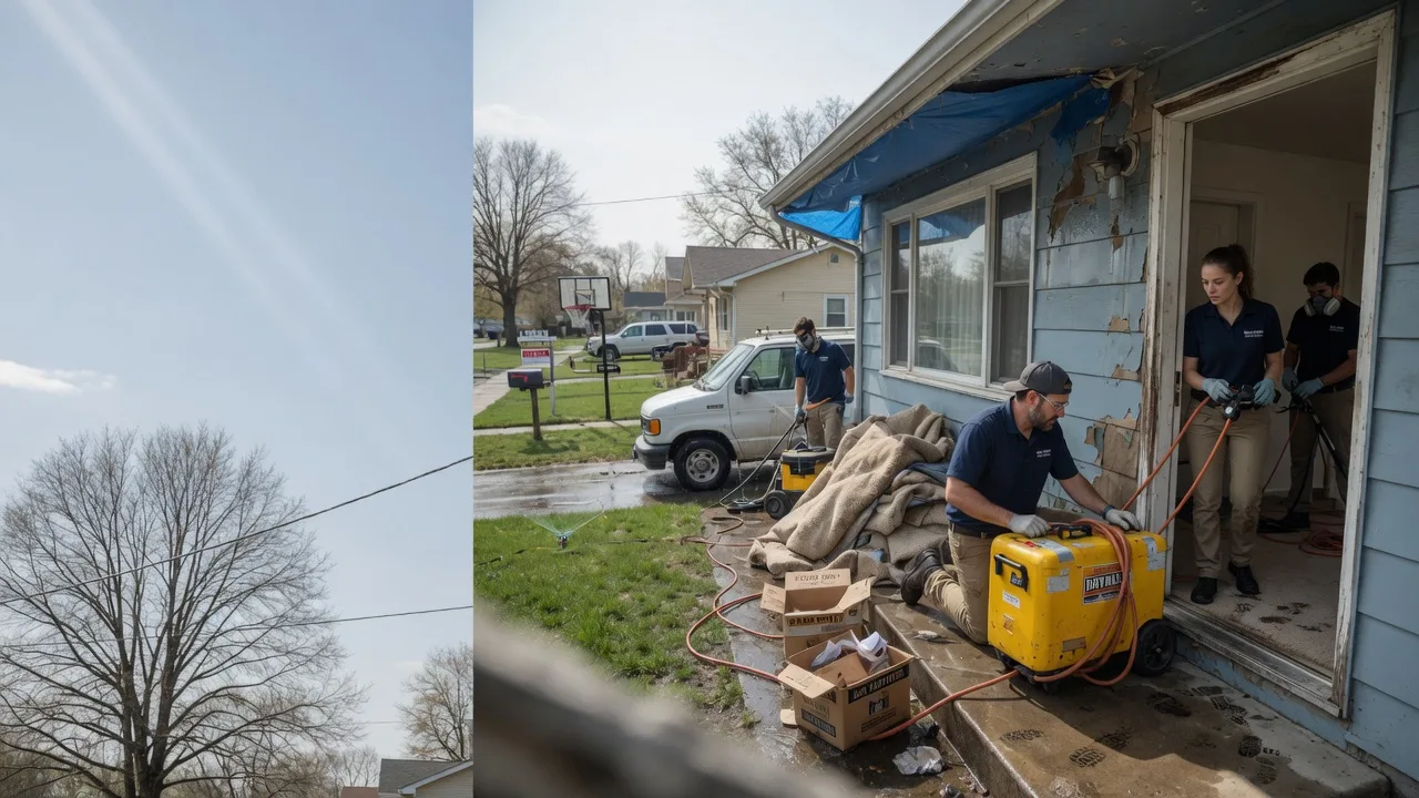 Basement Flood Cleanup in Delta, LA near me